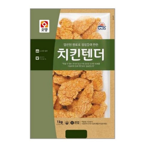 사조오양 치킨텐더, 1kg, 1개