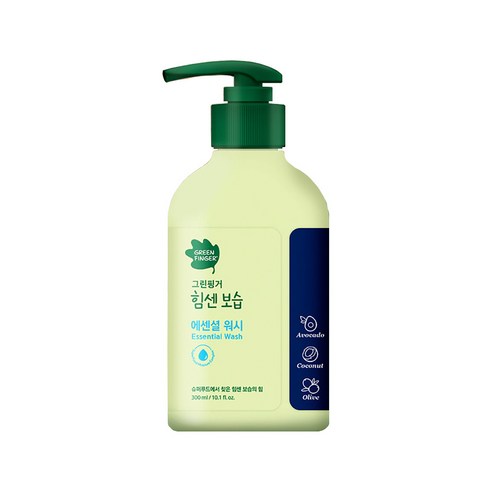 그린핑거 힘센보습 에센셜 바디워시, 1개, 300ml