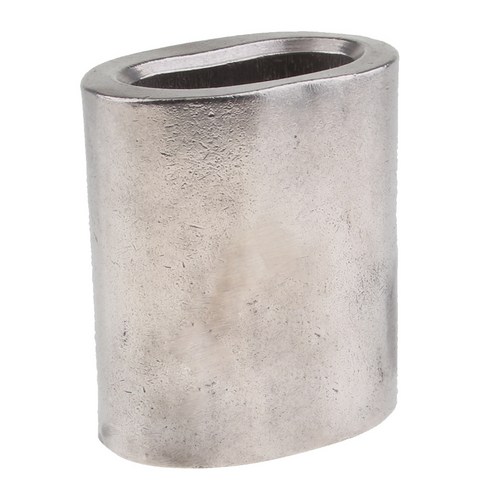 YSSHOP 스테인레스 와이어 로프 페룰 압착 슬리브 케이블 페룰 22 ~ 28mm, 설명, 실버