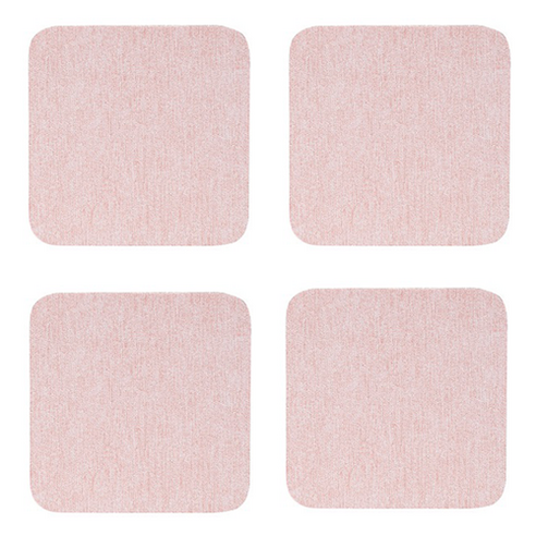 뉴앤룩 규조토 트레이 소형 8*8cm x 4개입, 4개, 핑크