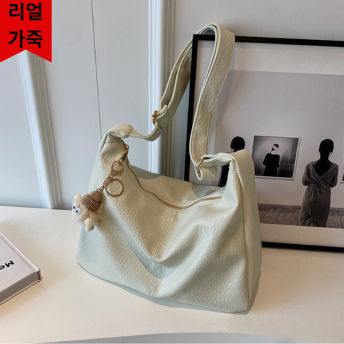 B.M 여성 가죽 토트백