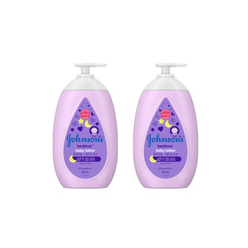 존슨즈 베이비 베드타임 로션 500ml X 2개, 존슨즈 베드타임 로션 500ml2개