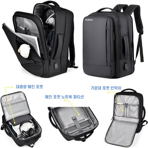 KURUA 백팩, 당신의 일상을 책임지는 든든한 동반자