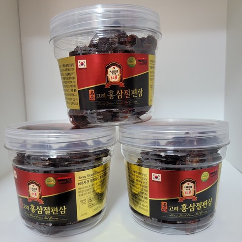 고려 홍삼절편삼 200그람 당일배송, 200g, 6개