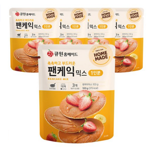 라이브잇 큐원 홈메이드 팬케익 믹스, 5개, 100g