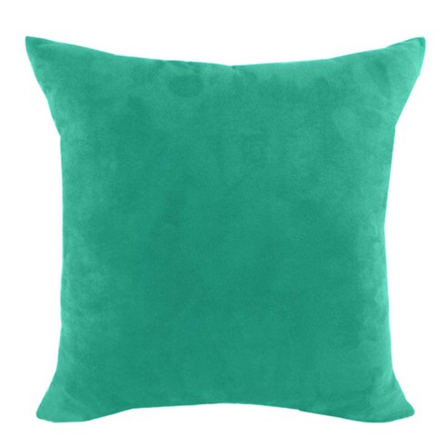 솔리드 컬러 스웨이드 벨벳 베개 커버 던져 베개 케이스, Blue-45x45cm, 다른
