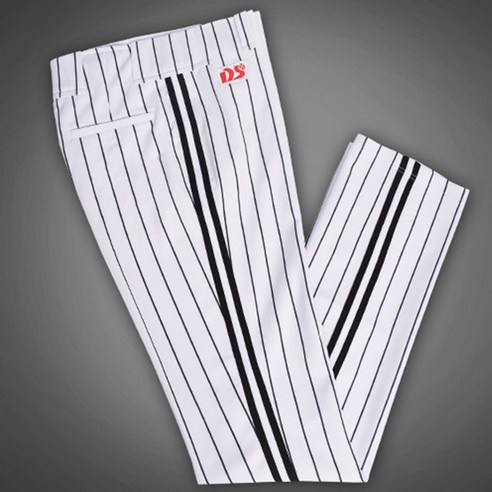 스타일과 기능성을 겸비한 DS 기성야구복 하의 LG 스타일(흰검)으로 필드 위 자신감을 더하세요!