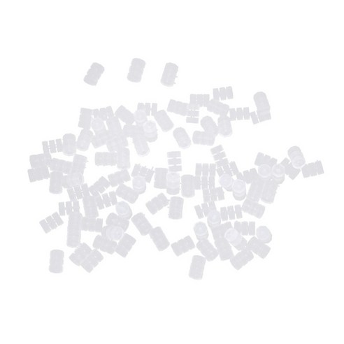 100pcs 자전거 내부 케이블 고무 도넛 화이트 O링