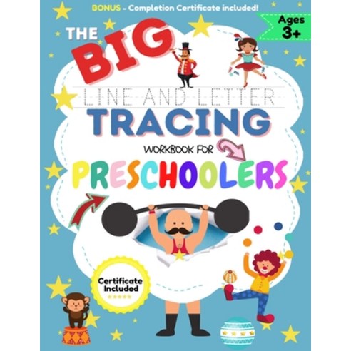 The BIG Line and Letter Tracing Workbook For Preschoolers: A Workbook Kids to Practice Pen Control ... Paperback, Life Graduate Publishing Group, English, 9781922515193