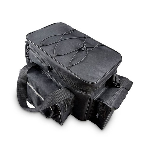 옥스포드 천 낚시 태클 가방 방수 대용량 휴대용 보관 가방 물고기 핸드백 등반 사냥 블랙, 검은색