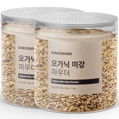 신서리티 유기농 미강가루 100g, 2개