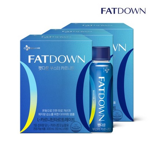 팻다운 부스터 카르니틴 6입 3박스, 300ml, 3개