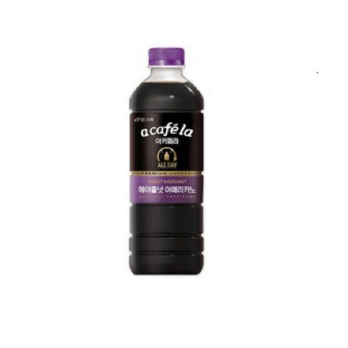 아카페라 올데이 헤이즐넛 아메리카노, 1000ml, 6개