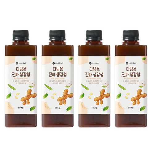 이제부터 다담은 진짜 생강청 600ml, 550g, 1개입, 4개