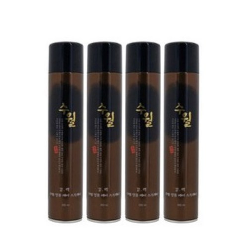 4개)수월 명품강력 헤어스프레이300ml, 16개, 300ml
