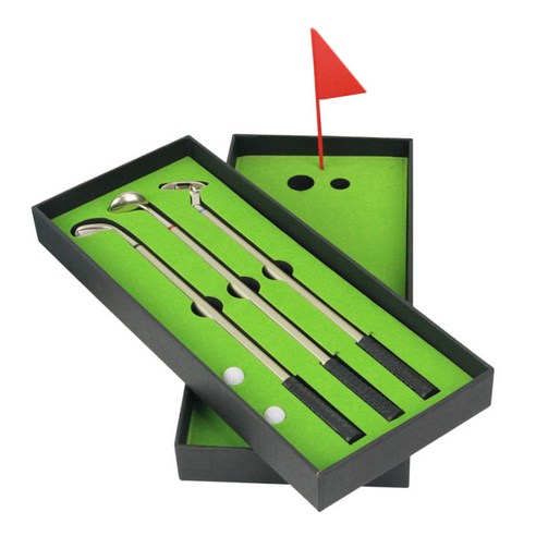 골프 클럽 드라이버 볼펜 선물 세트 디자인 문구, 녹색, 합금