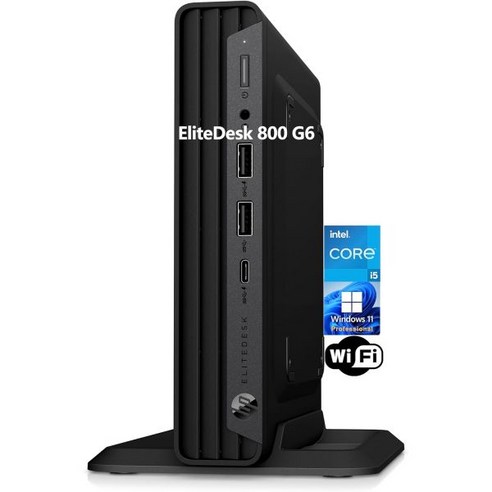 HP EliteDesk 800 G6 Business Mini PC Desktop Computer Intel Hexa Core i5-10400 Beat i7-8700 32GB D, 16GB DDR4 RAM/ 1TB PCIe SSD