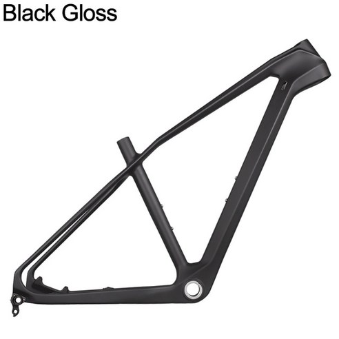 픽시프레임 BXT MTB 탄소 프레임 BSA 자전거 27.5er 15.5 17 18.5 20 27.5 er, 18.5인치, 28.No Logo Black Gloss - 17inc