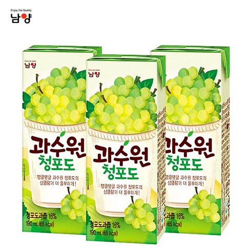 남양 과수원 190mlx24팩(1박스) 4종선택1, 190ml, 24개