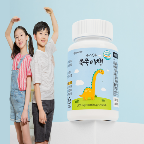 우리아이 키 자신감 닥터엣 아이 실록 쑥쑥 비책, 12개, 30정