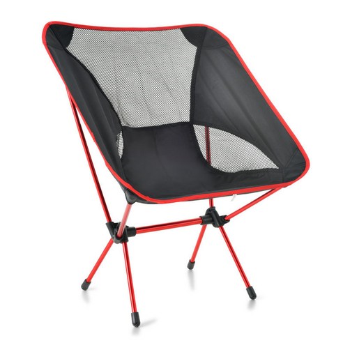 캠핑 접의자 낚시의자 휴대가 간편함, 빨간색