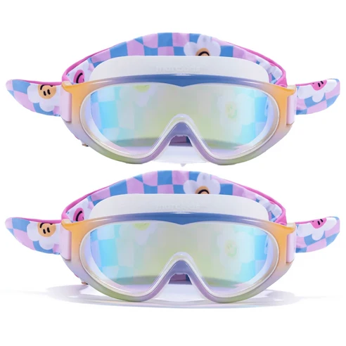 [마크키즈(marckids)] 키즈 양면 밴드형 물안경 수경 고글, 2개, Bloom