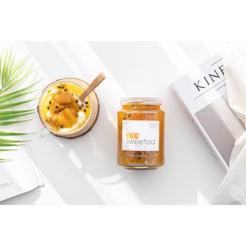 스위티수제청 500ml 수제청 과일청 레몬 패션후르츠 자몽 리치 블루베리레몬 파인애플 자몽오렌지 키위오렌지 배대추 오베리 파인망고 파인키위 망고패션후르츠 사과시나몬 청포도 설선물, 망고패션후르츠청, 1개