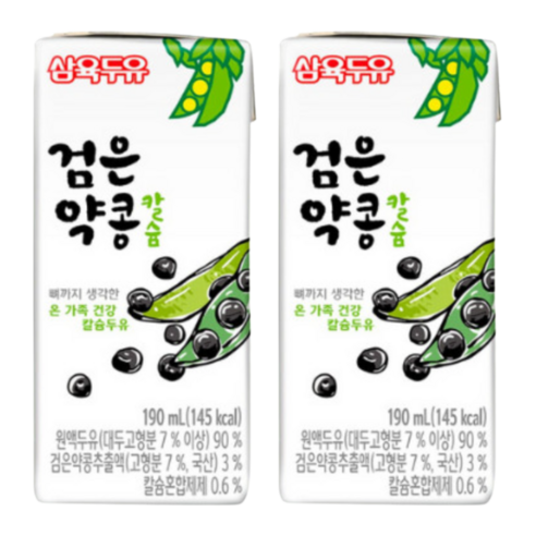 삼육두유 검은약콩 칼슘 190ml x 32개