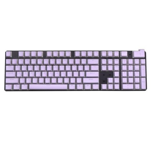 R91A 104 키 ABS/PBT 캡 푸딩 OEM 프로필 백라이트 RGB 기계식 키보드, 한개옵션2, 03 Purple PBT, 한개옵션1