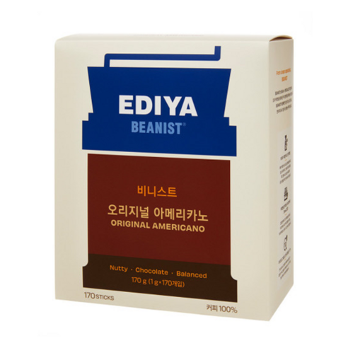이디야 비니스트 오리지널 원두커피믹스, 1개, 170개입