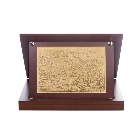 한국금거래소 순금 십장생 11.25g (99.99%) 상패우드케이스