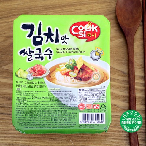 쿡시 김치맛 쌀국수 30개, 92g