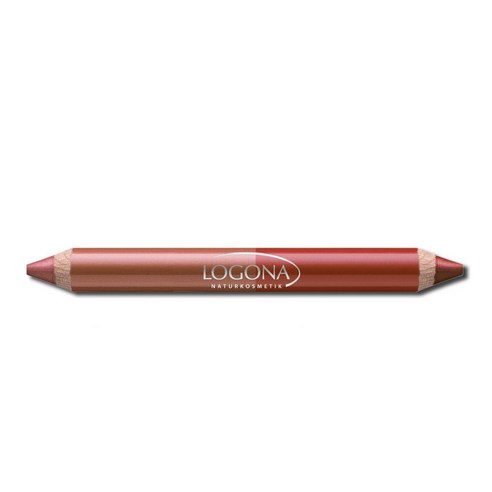 Logona Naturkosmetik 로고나 나투코스메틱 더블 립 펜슬, 05 Ruby Red, 1개