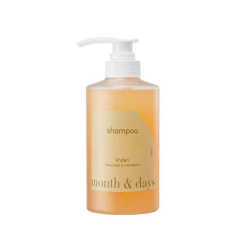 먼스앤데이즈 두피케어 퍼퓸 헤어 샴푸 시트러스 라임앤바질향, 1개, 500ml