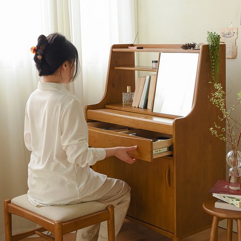 자연의 숨결을 담아 공간을 우아하게, 룬드 고무나무 원목 세트