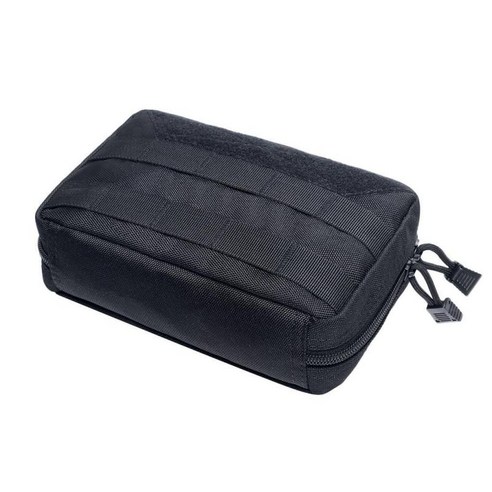 1000D 나일론 경량 모듈러 MOLLE 소형 유틸리티 파우치 액세서리 백, 7.9x5.1x2.8 인치, 블랙