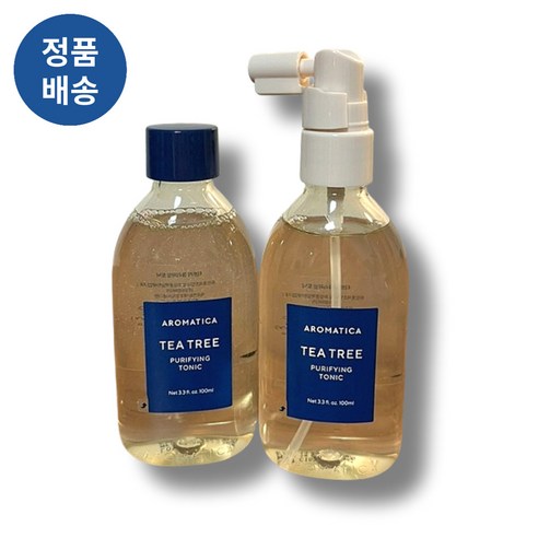 [본사정품] 1+1 AROMATICA 아로마티카 티트리 퓨리파잉 토닉 1OOml+1OOml 더블기획 데일리 스칼프 두피미스트 두피모공케어 자연유래성분 청정두피, 2개