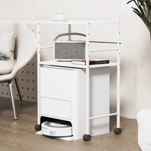 로봇청소기, 이젠 숨기지 말고 당당하게! 공간 활용 끝판왕 수납장