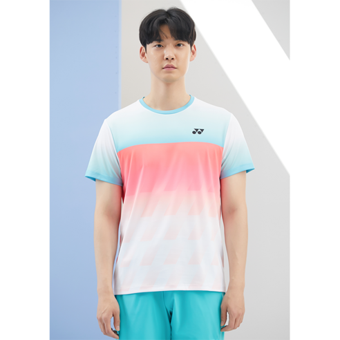 요넥스 남성용 배드민턴 반팔 티셔츠 213TS017M