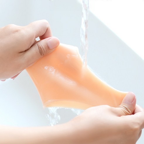 마렝드 발 뒤꿈치 뒷꿈치 각질 실리콘 보습 패드, 스킨, 5개, 2개입