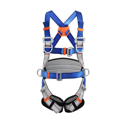 야외 Rappelling 등반 안전 암벽 등반 마구 가을 보호, 폴리에스터, 청회색