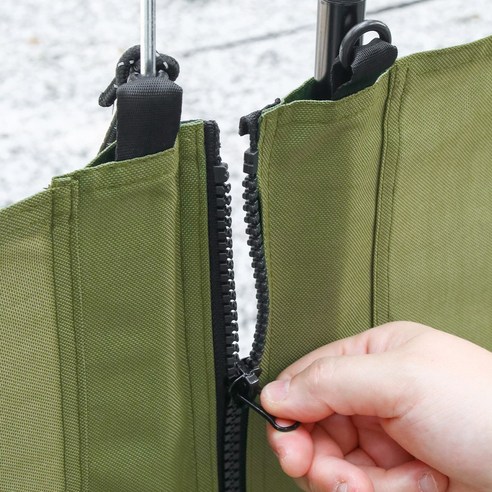 자연의 요소로부터 보호하고 캠핑 공간을 안락하게 만드는 캠핑 지퍼분리형 윈드스크린