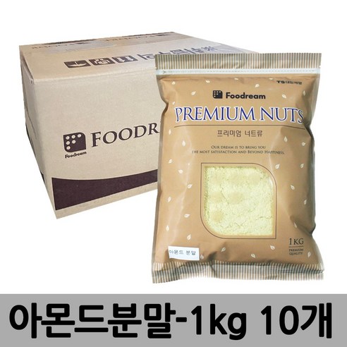 푸드림 아몬드 호두 1kg (10개입) - 1박스, 10개