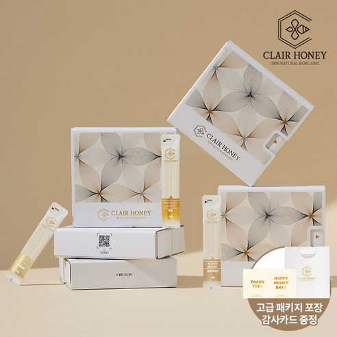 끌레르허니 천연 꿀스틱 아카시아꿀 야생화꿀 밤꿀 30포, 천연아카시아꿀 30p, 1개, 300g