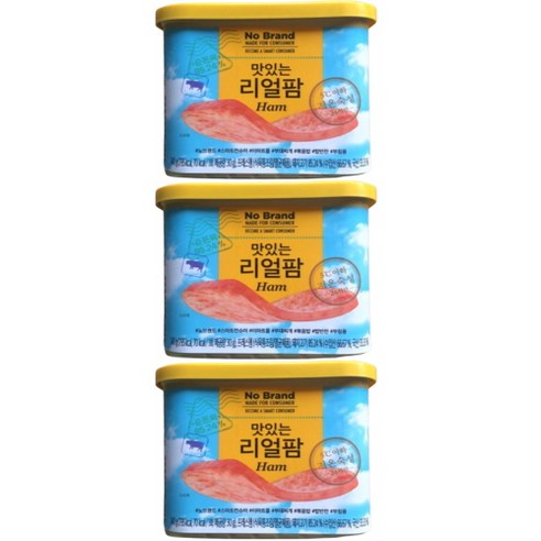노브랜드 맛있는 리얼팜 340g 8캔 낱개 리얼팜 저온숙성 순돈육