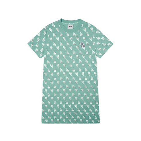 디스커버리 MLB 여성 모노그램 반팔 원피스 3FOPM0123-07MTL