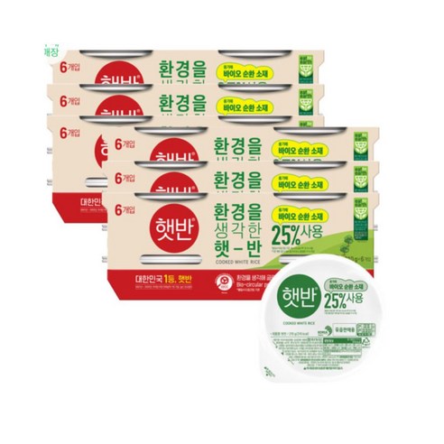 환경을 생각한 햇반 210g x 36개, 환경을 생각한 햇반 210g 36개