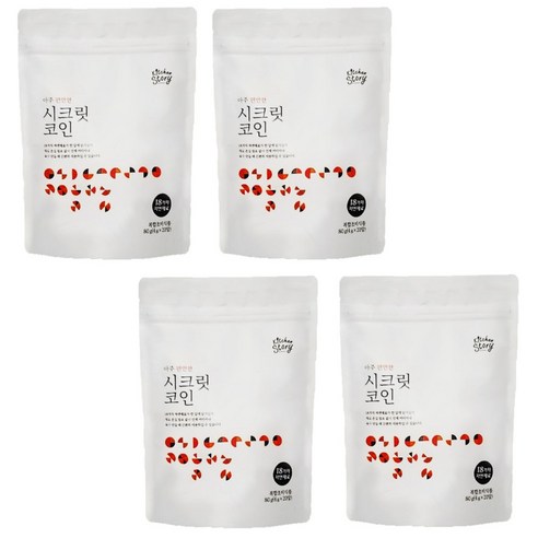 빅마마 시크릿코인 편안한맛, 80g, 4개 
가루/조미료/오일