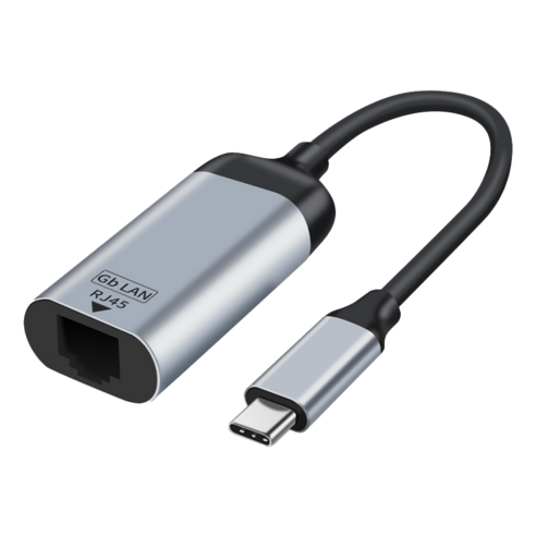 USB 타입 C 랜선 젠더 1G 유선랜 이더넷 Type-C 포트 아답터