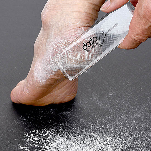 도도풋케어 사각 글라스 풋케어 투명, 1개입, 2개